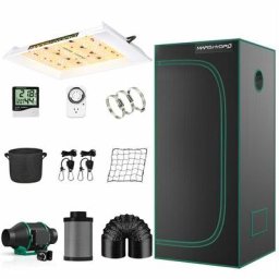 Ts 600 Eclairage Horticole+70x70cm Grow Tente Chambre de culture Indoor Grow Box+filtre ¨¤ charbon
