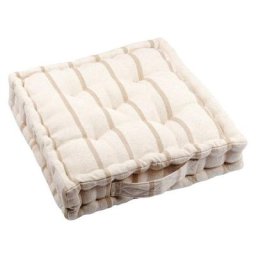 Lovely Casa - Coussin de sol 45x45 cm St Trop lin coton - Lin