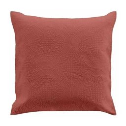 Paris Prix - Housse de Coussin Romane 60x60cm Terracotta