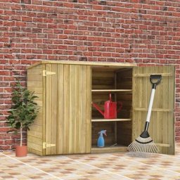 Abri de jardin à outils Cabane de jardin - 135x60x123 cm Pinède imprégnée BV209559 Bonnevie Brun