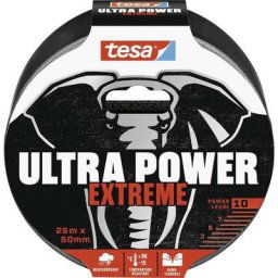 Ultra power extreme 56623-00000-00 Bande de réparation noir (l x l) 25 m x 50 mm 1 pc(s) - Tesa