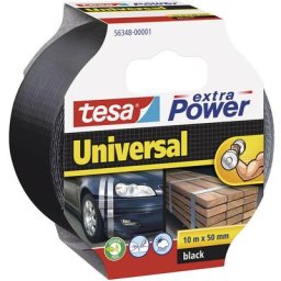 Ruban adhésif toilé Tesa extra Power Tesa 56348-00001-05 noir (l x l) 10 m x 50 mm caoutchouc 1