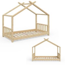 Lit cabane ""Design 80x160cm Nature Vitalispa