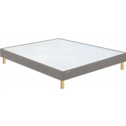 Sommier Bultex confort ferme vigoroso deco 70x190 Chiné marron glacé - Blanc