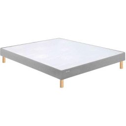 Sommier Bultex Vigoroso gris confort ferme + pieds 2x80x200 - Gris