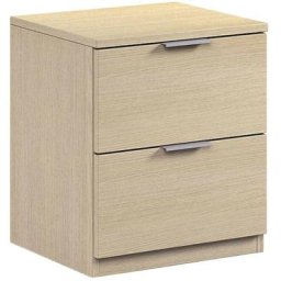 Table de chevet 2 tiroirs table de chevet chambre style moderne couleur chêne 45x38x34 cm