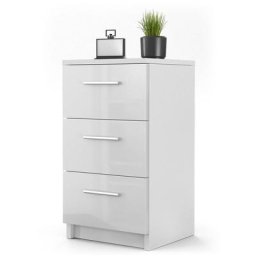 Table de chevet 66cm Blanc Vicco