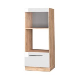 Vicco - Armoire pour micro-onde Fame-Line 60cm Blanc/Blanc brilliant