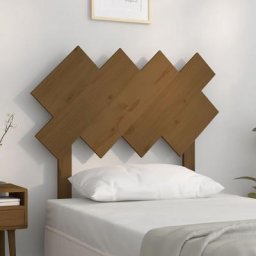 Armoire de tête de lit - Moderne Tête de lit Marron miel 92x3x81 cm Bois massif de pin FR7871