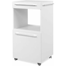 Armoire de rangement roulante Palma 35A Blanc Finori White