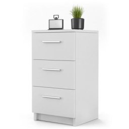 Table de chevet 66cm Blanc armoire de nuit Vicco