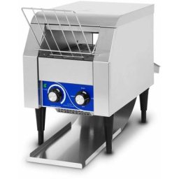 Grille Pain Toaster Convoyeur Professionnel Acier Inoxydable (1340W, 230V, Pour Toasts et Pains à