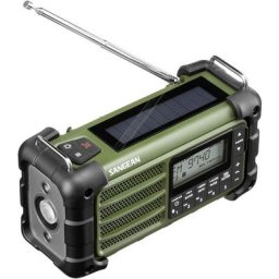 Radio dextérieur Sangean MMR-99 fm, am radio durgence, Bluetooth panneau solaire, protégé contre