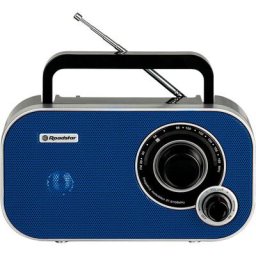 Roadstar - TRA-2235BL Radio fm Portable Analogique, sur Secteur / à Piles, Petite petit et Léger