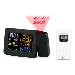Blue Dream - Réveil à Projection pour Chambre à Coucher avec Station Météo, Thermomètre