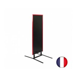 Interface Plv - Panneau trottoir grande taille sur ressorts cadre rouge vin dimensions 180 x 65 cm