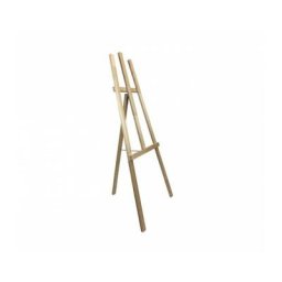 Interface Plv - Chevalet de peintre en bois brut de dimensions 140 x 57 cm pour ardoise - Brut