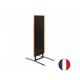 Panneau trottoir grande taille sur ressorts cadre orange dimensions 180 x 65 cm - Orange