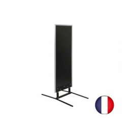 Interface Plv - Panneau trottoir grande taille sur ressorts cadre gris dimensions 180 x 65 cm - Gris