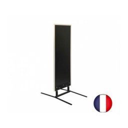 Interface Plv - Panneau trottoir grande taille sur ressorts cadre gris cérusé dimensions 180 x 65