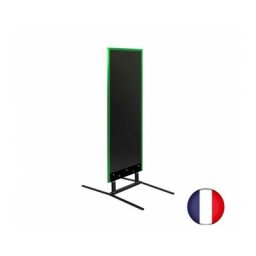 Interface Plv - Panneau trottoir grande taille sur ressorts cadre vert feuille dimensions 180 x 65