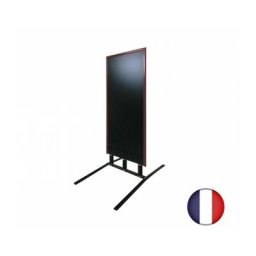 Interface Plv - Panneau trottoir grand vent sur 3 ressorts cadre chocolat dimensions 152 x 65 cm