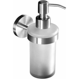 Distributeur de Savon Exclusif en Acier Inoxydable Salle De Bains Salle de Bain Porte-Verre Support