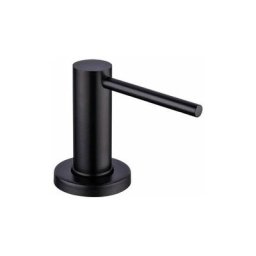 500 ml Distrubuteur de savon Noir Pompe à Savon pour Evier de cuisine