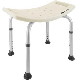 Tabouret de douche ergonomique antidérapant réglable en hauteur pour salle de bain - Primematik