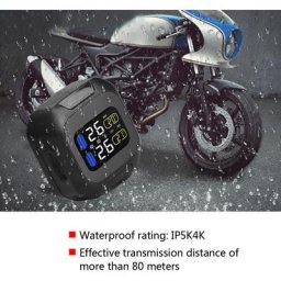 Système de surveillance de la pression des pneus du capteur tpms sans fil de la moto avec 2