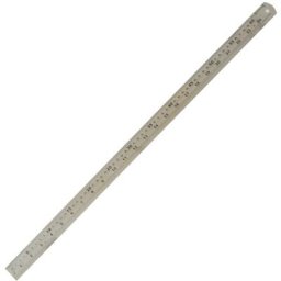 Silverline - réglet en inox 60 mm MT68