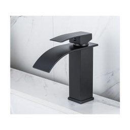 Robinet cascade en laque Lavabo à poser chaud et froid Toilettes Armoires de salle de bain Robinet