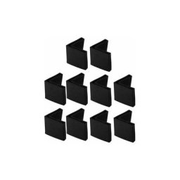 10PCS Casquette Pieds Chaise Angle Fer Forme l, Patin Meuble Table Embout Capouchon Cornière