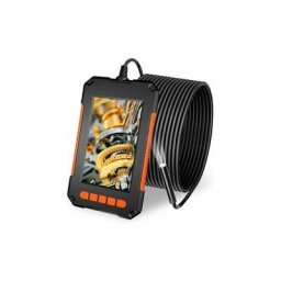 Caméra endoscope, caméra d'inspection de tuyaux, endoscope industriel hd 1080p, écran lcd étanche