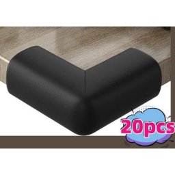20 Protections Coins en Caoutchouc - Coussin Large pour Protection Maximale de Bébé - Protège-Coin