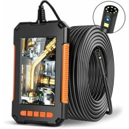 Endoscope industriel, caméra d'inspection d'endoscope à tête unique, endoscope numérique à double