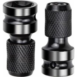 2 Pièces Adaptateurs de Douille 1/2' Carré à 1/4' Adaptateur Impact Cle a Choc Convertisseur de