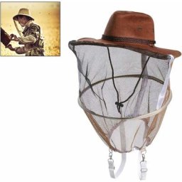 Chapeau d'apiculture avec voile Poly coton voile d'apiculture chapeau d'apiculteur masque de mouche