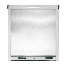 Moustiquaire enroulable pour fentre de maison avec embrayage en kit rtractable 120x170 cm Blanc
