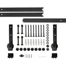 Wyctin - Hofuton Quincaillerie Kit de Rail pour Porte Coulissant pour Porte Suspendue en Bois Verre