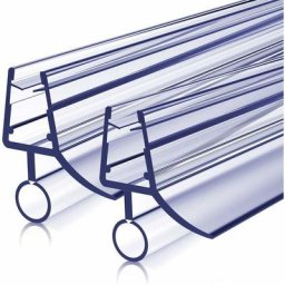 Joint de douche 2x60cm Protection des Joint de porte de douche, scellées de douche Joint pvc pour