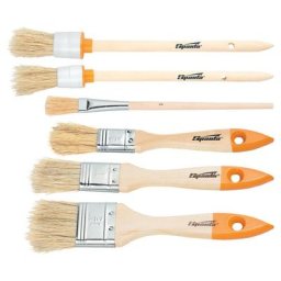 Kit de 6 pinceaux en poils naturels - Sparta