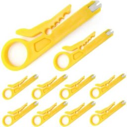 Ersandy - 10 Pcs Mini Pince à Dénuder/Câble Réseau Outil De Sertissage/Dénudeur De Fil De