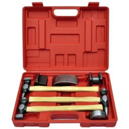 Kit de marteaux de carrosserie de voiture et de bosses 7 pcs