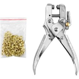 Pince a Oeillet , presse a oeillets, 100 Pièces Oeillet 5 mm , Pour Tissus, Vêtements, Chaussures,