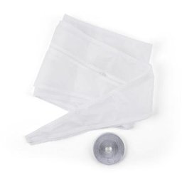 Kit joint de fenêtre fermeture à glissière de 3,9 m Bande autoagrippante - Blanc