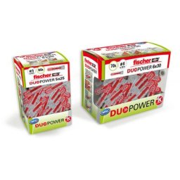 Fischer - 10x50mm diy duopower bouchon 25 unit. 536388