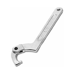 Clé à Crochet réglable en Chrome Vanadium Outil clé en C 51-120 mm - Tête Ronde 3,560g