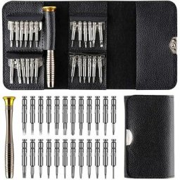 Tournevis Précision Mini 25 en 1 Kit, Kit de Tournevis 25 pièces Outils de Réparation, Set avec
