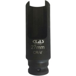 Clas Equipements - Douille fendue 27mm 1/2 CrV pour extracteurs d'injecteurs - sa 0781